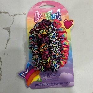 Lisa Frank Vibrant Patterned Scrunchies Set